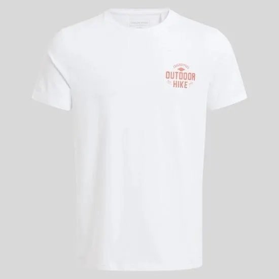 Craghoppers Lucent Short Sleeved T-Shirt - Optic White Hike
