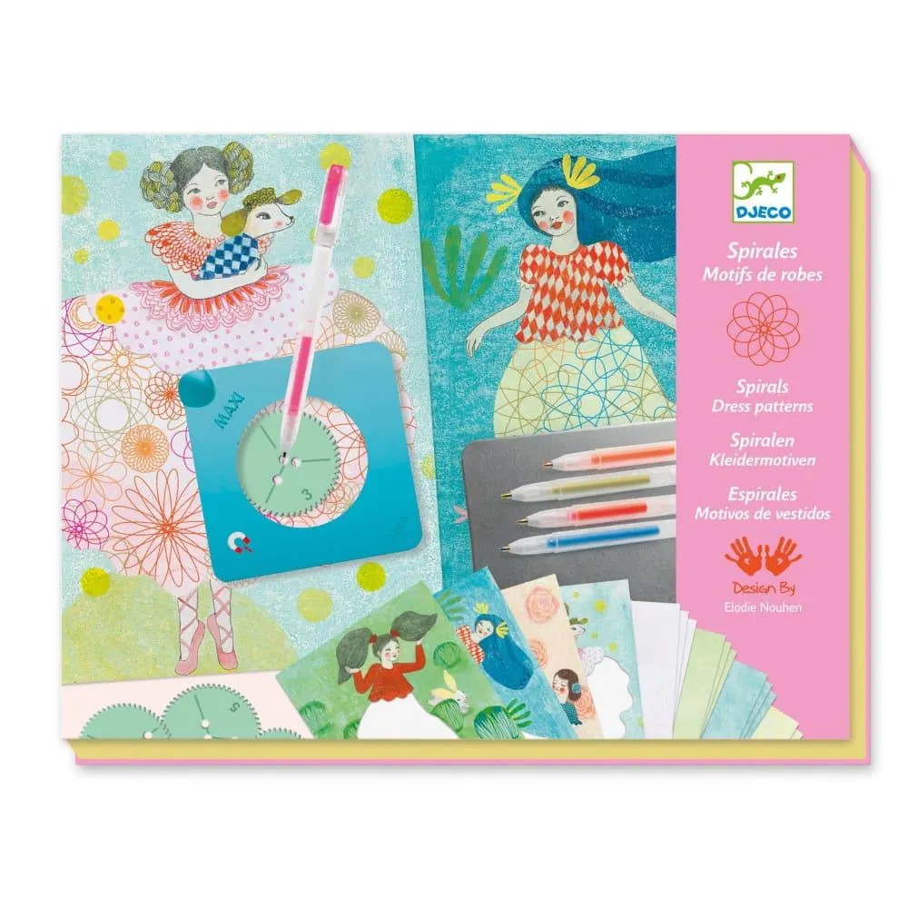 Djeco Spirals Dress patterns