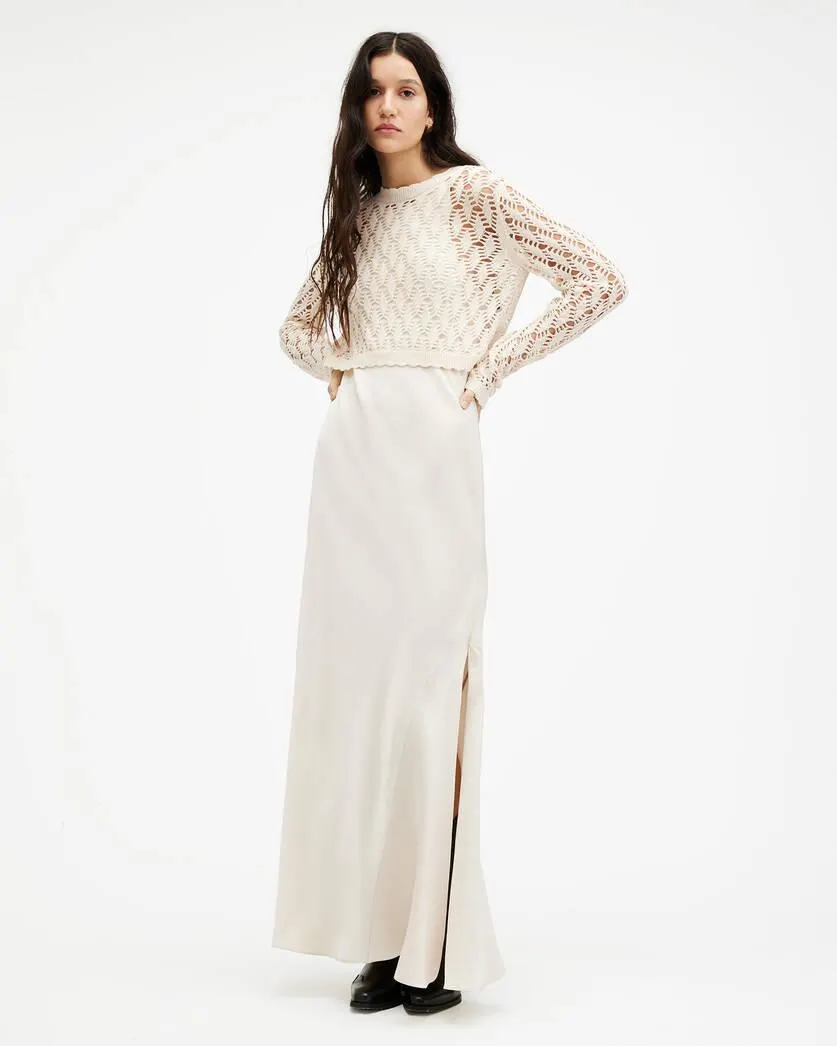 Erin 2-In-1 Crochet Jumper Maxi Dress