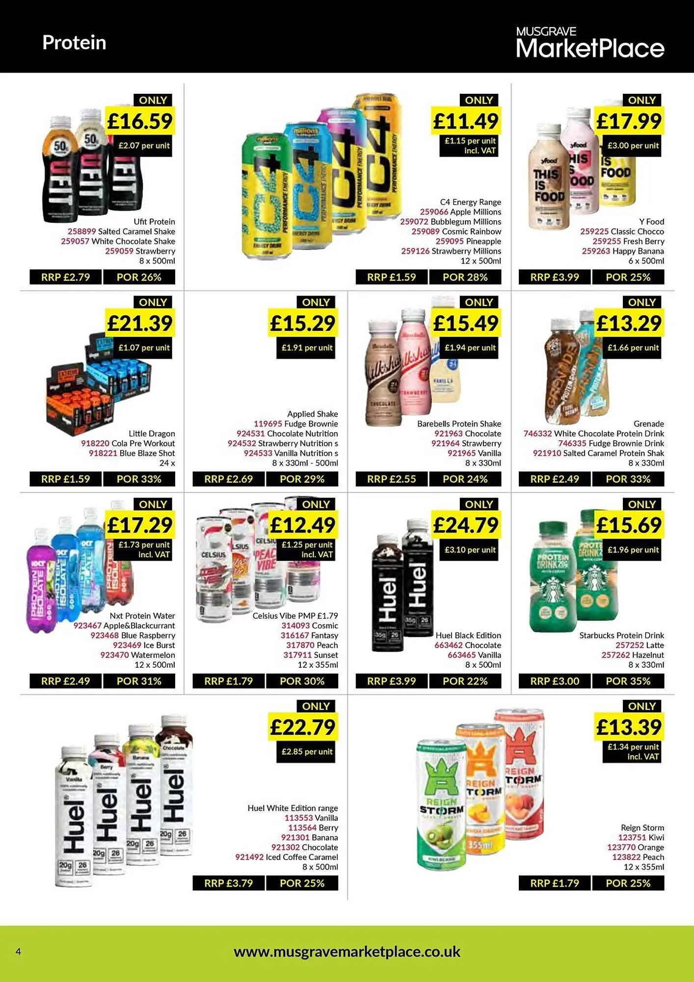 Musgrave MarketPlace leaflet from 27 October to 16 November 2025 - Catalogue Page 4