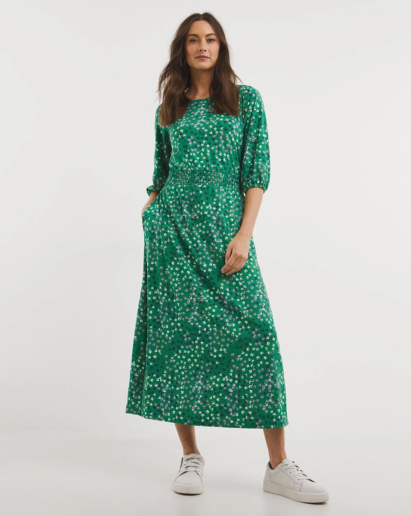 Julipa Shirred Waist Dress