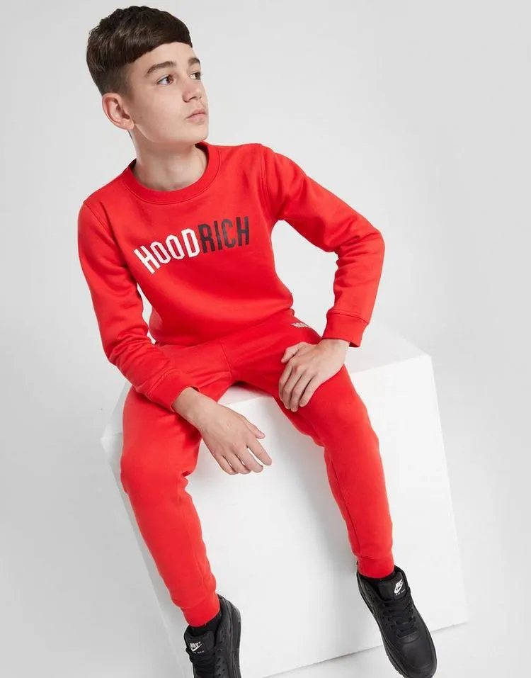 Hoodrich Enhance Crew Tracksuit Junior