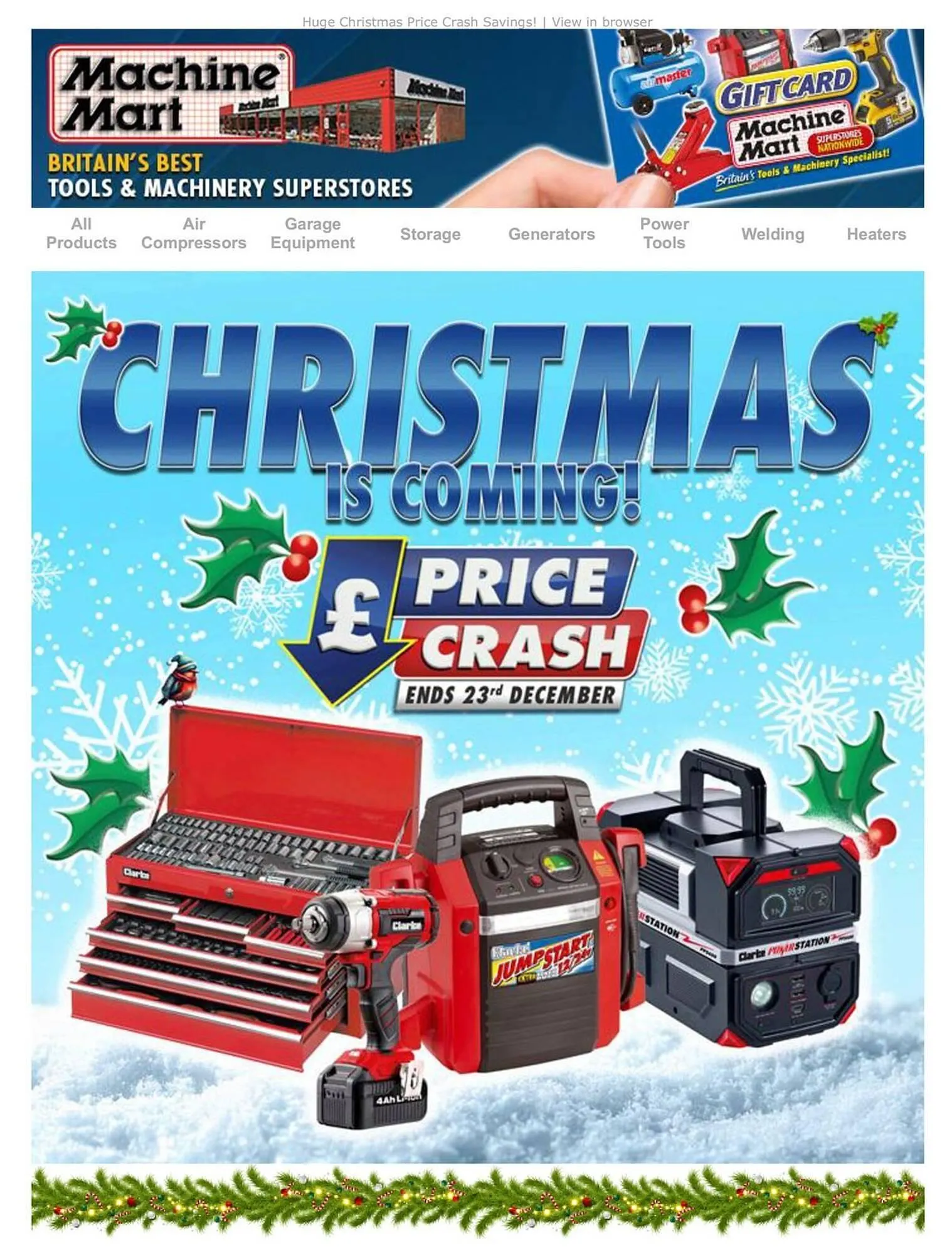 Machine Mart catalogue from 11 December to 23 December 2025 - Catalogue Page 1