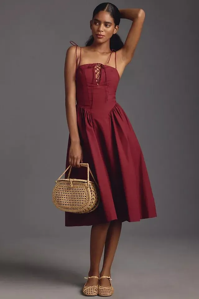 Sunday in Brooklyn Corset Midi Dress