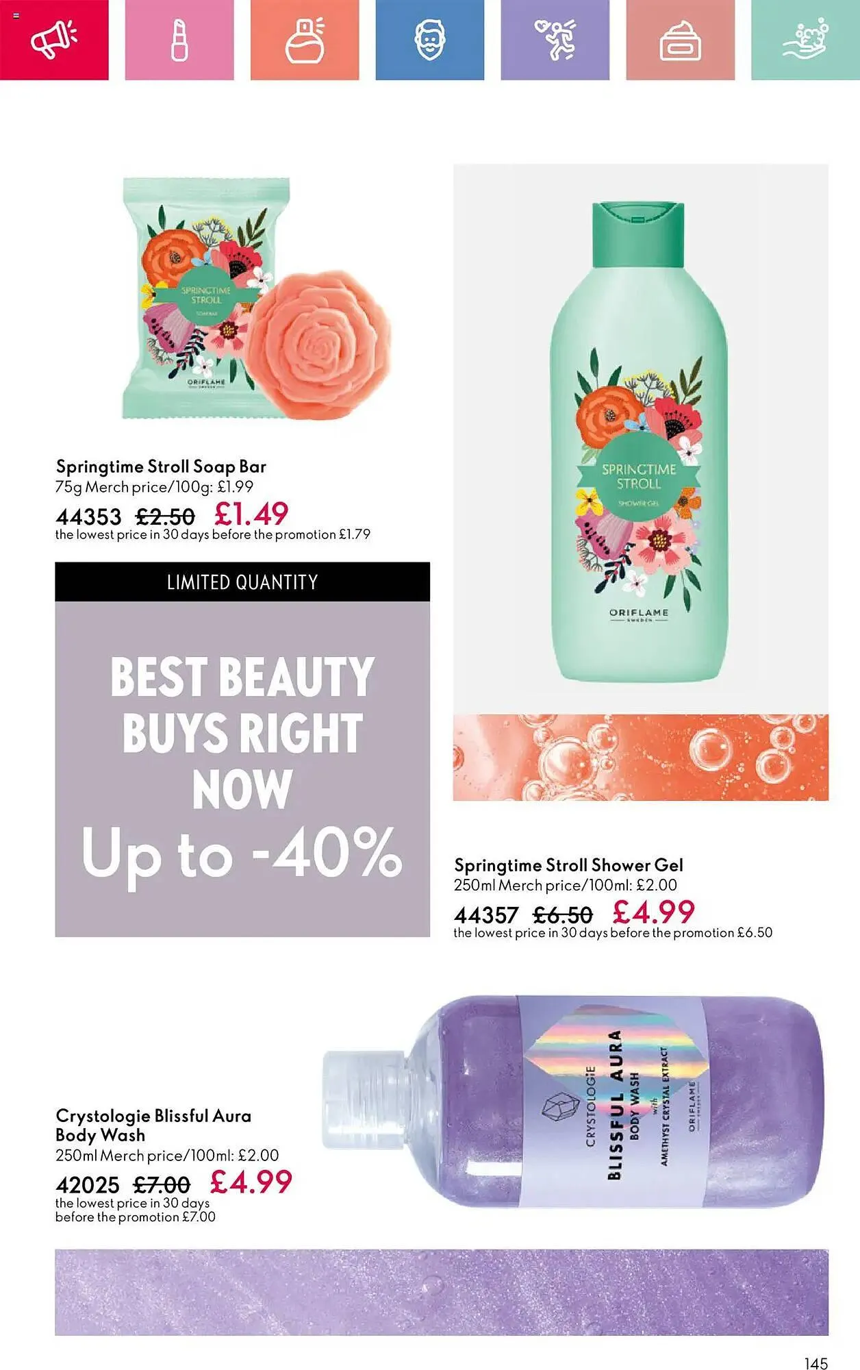 Oriflame leaflet from 17 April to 7 May 2025 - Catalogue Page 145
