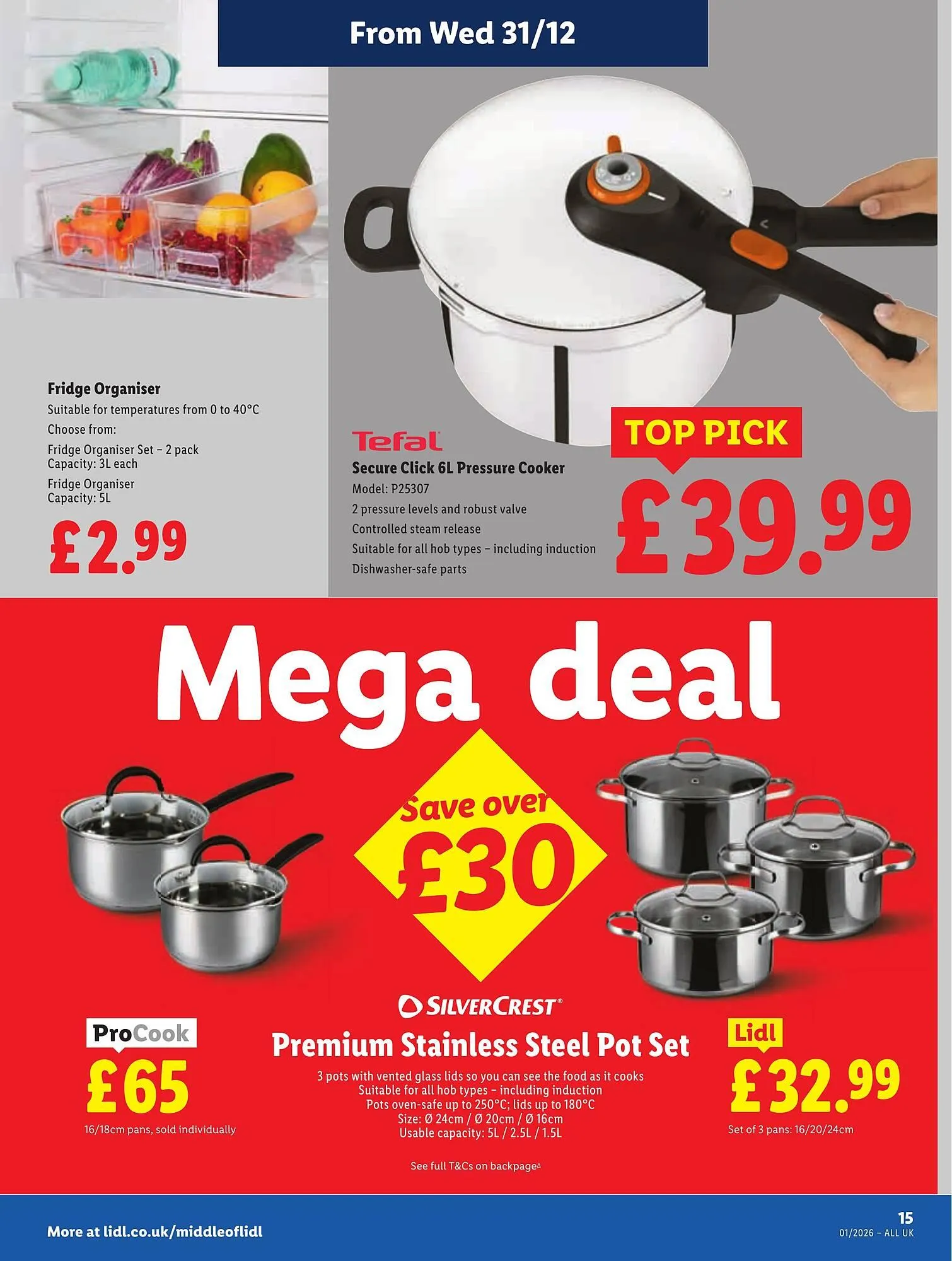 Lidl leaflet from 31 December to 7 January 2026 - Catalogue Page 15