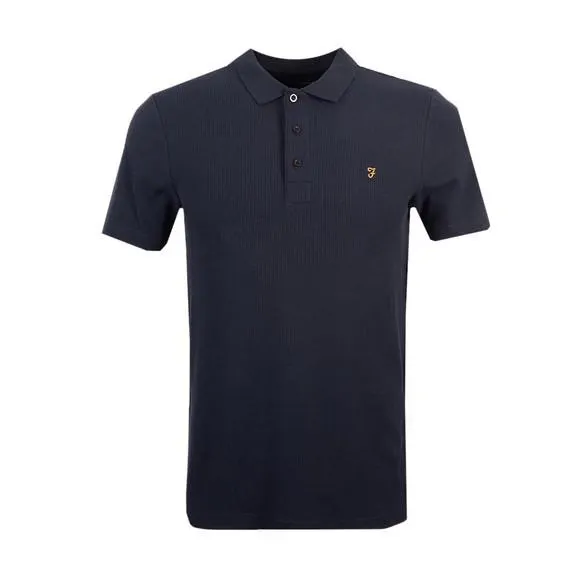 Mens Blue Forster SS Polo Shirt