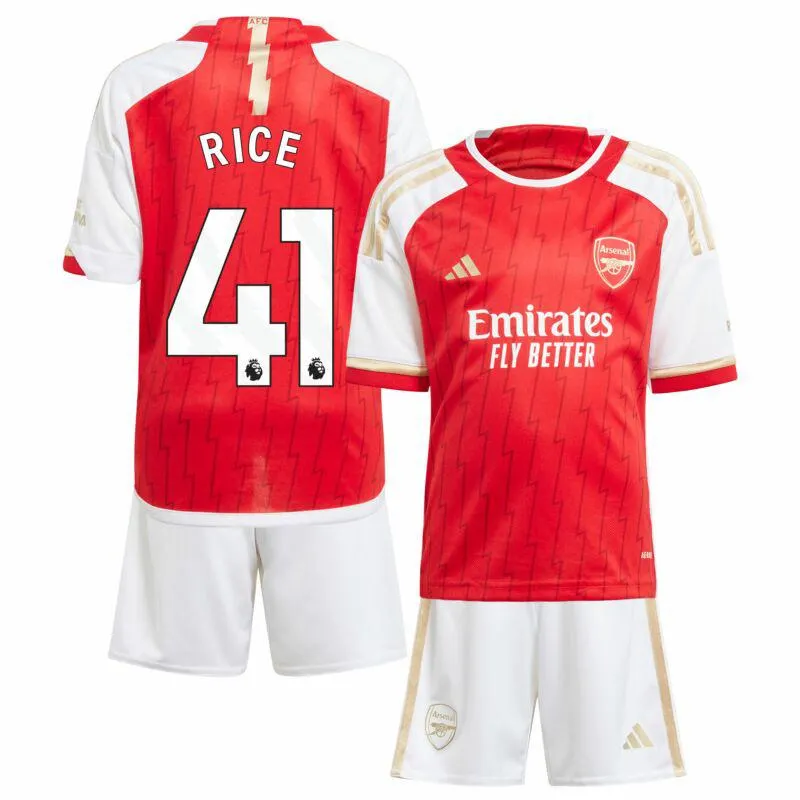 adidas Arsenal Home Rice 41 Mini Kit 2023-2024 (Premier League)