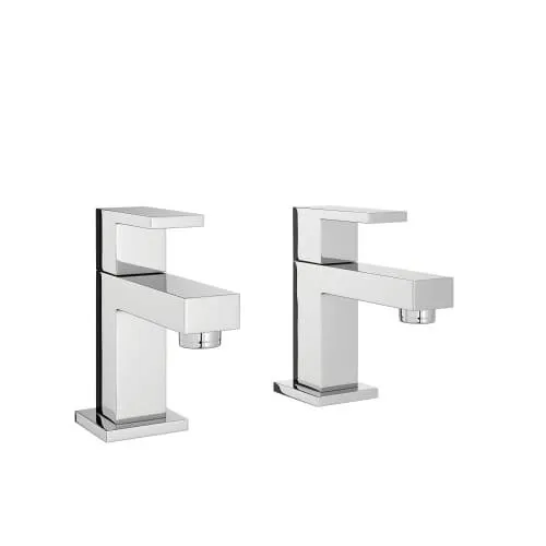 Wickes Kubic Chrome Basin Taps