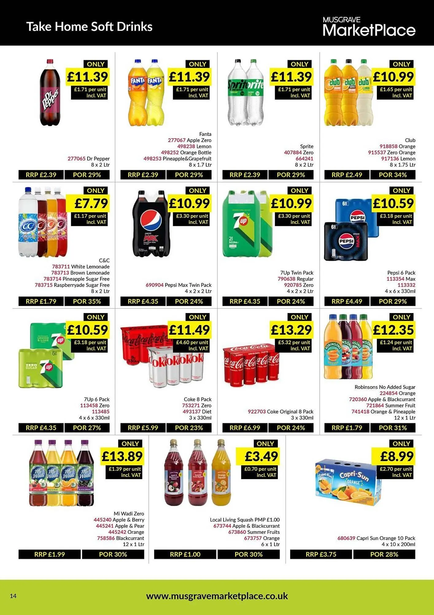 Musgrave MarketPlace leaflet from 9 March to 29 March 2026 - Catalogue Page 14