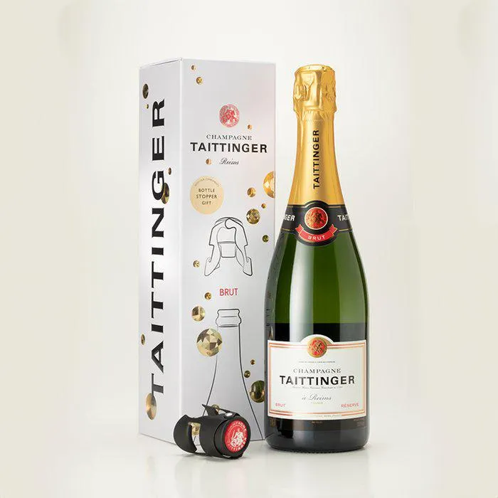 Taittinger Brut NV 75cl Gift Set
