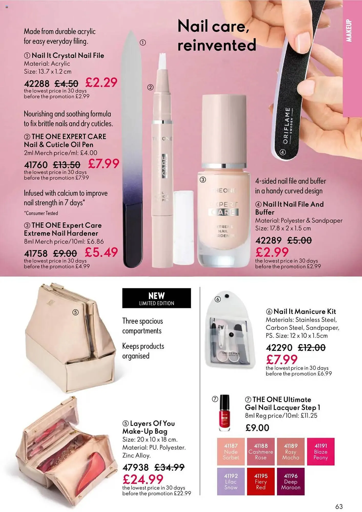 Oriflame leaflet from 11 September to 1 October 2025 - Catalogue Page 63