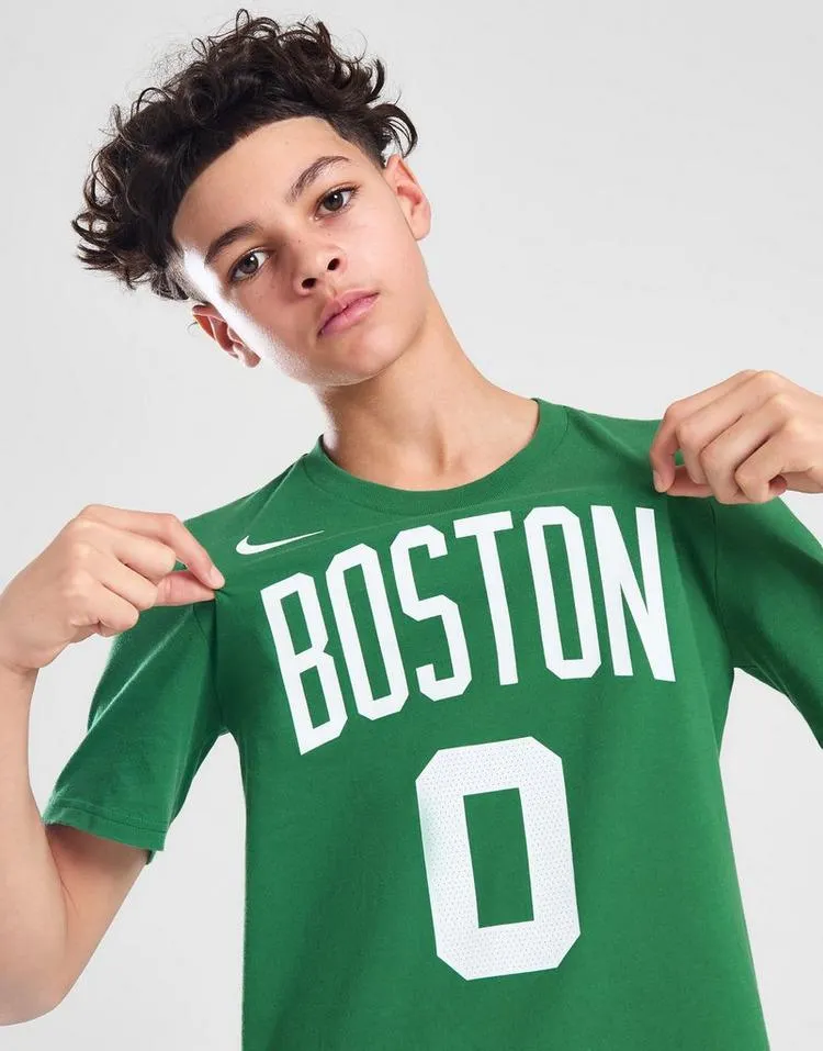 Nike NBA Boston Celtics Tatum #0 Icon T-Shirt Junior