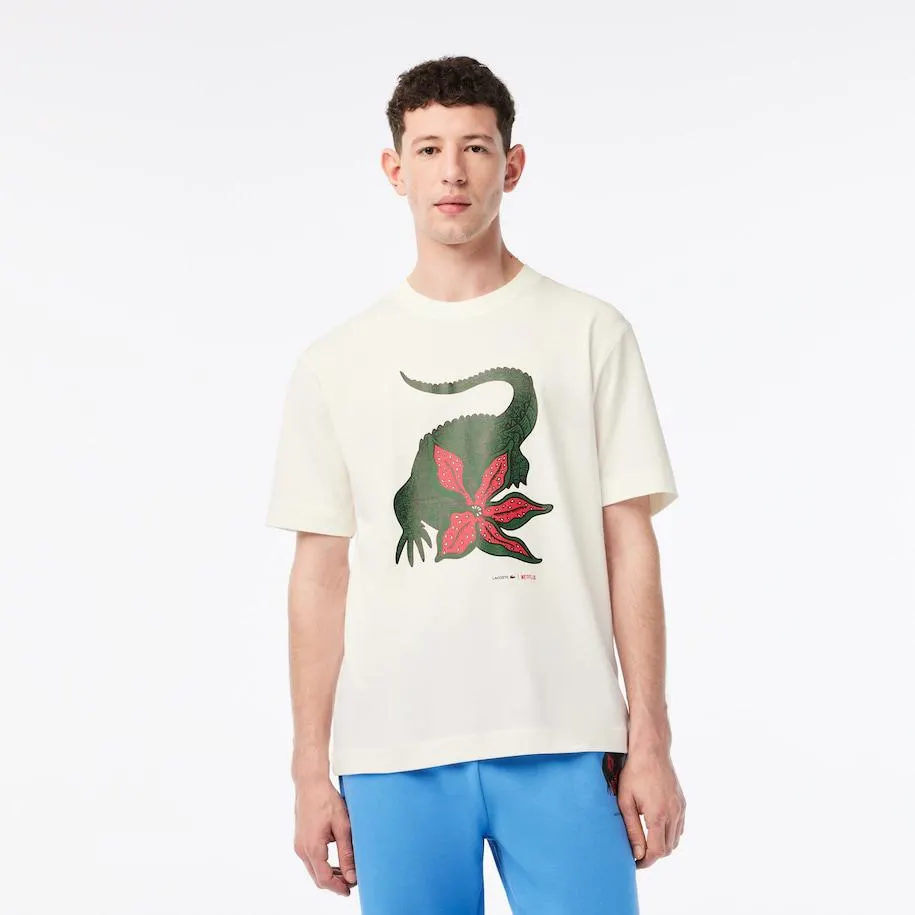 Men’s Lacoste x Netflix Organic Cotton T-shirt