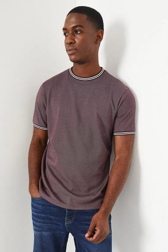 Birdseye Tipped T-shirt