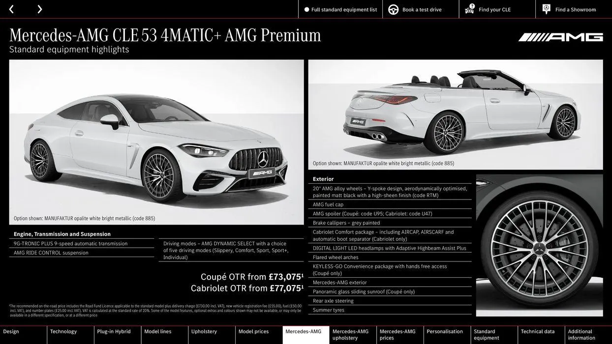 Mercedes Benz CLE Coupé from 22 August to 22 August 2025 - Catalogue Page 39