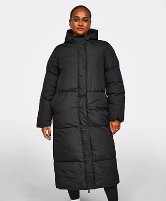 Womens Longline Padded Jacket