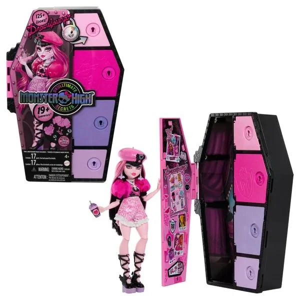 Monster High Skulltimate Secrets Draculaura Doll Fashion Set with Locker