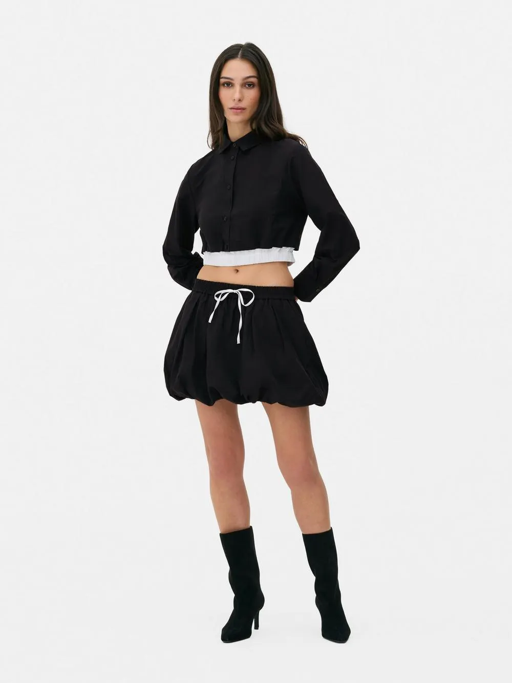 Minirock im Ballondesign