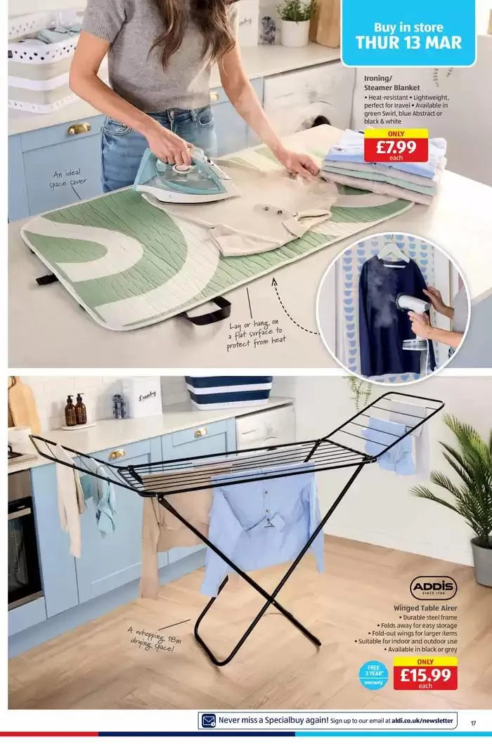 Aldi weekly offers from 13 March to 16 March 2025 - Catalogue Page 17