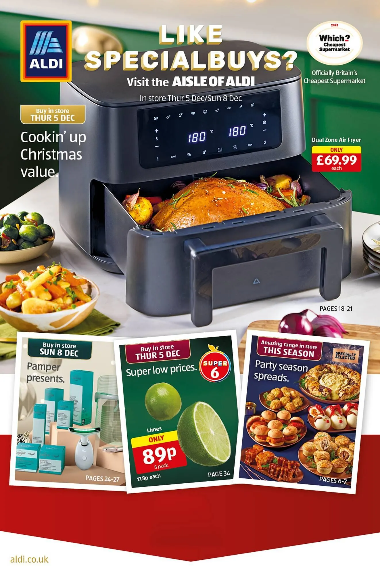 Aldi leaflet from 5 December to 8 December 2024 - Catalogue Page 1