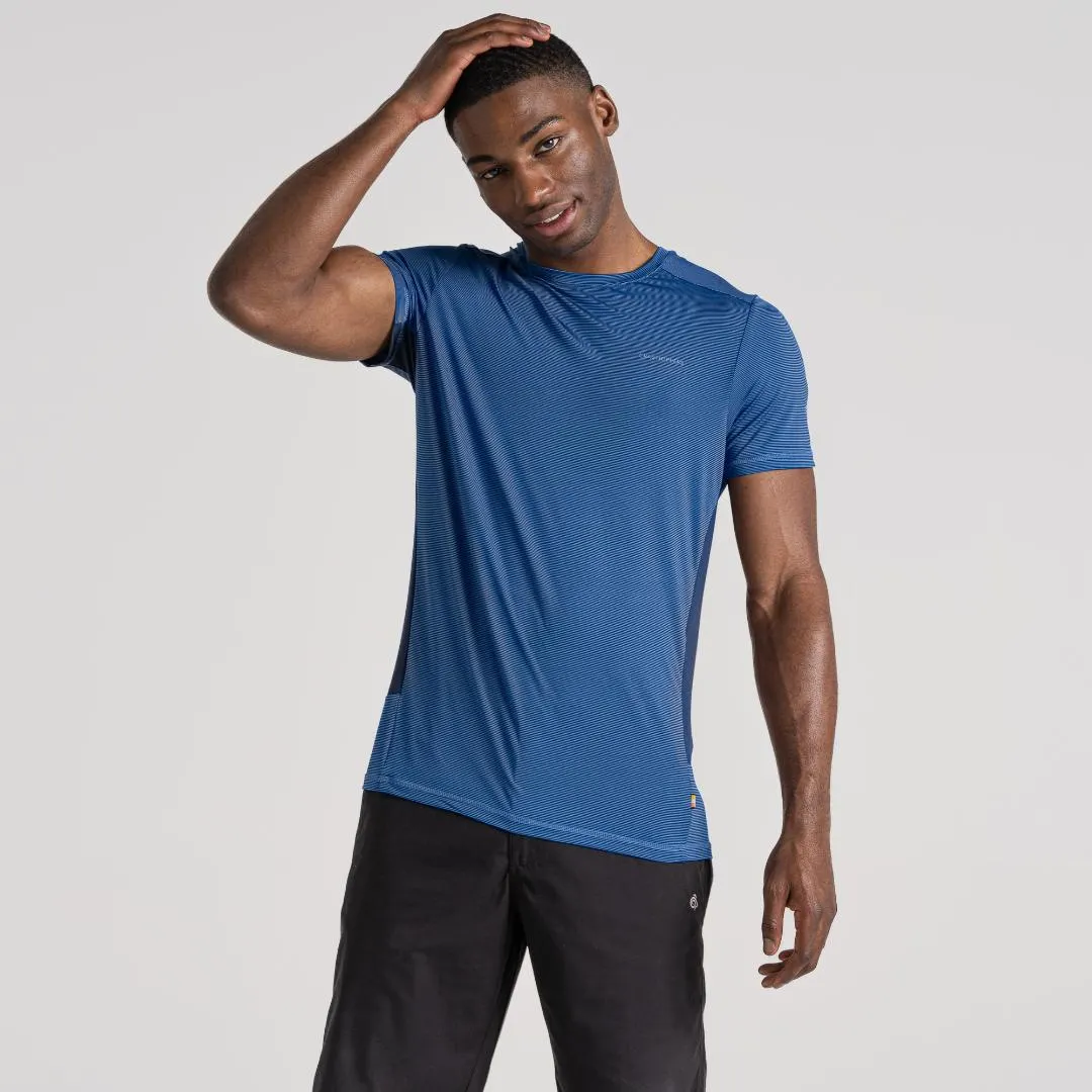 Craghoppers Men's Atmos Short Sleeved T-Shirt - Bolt Blue