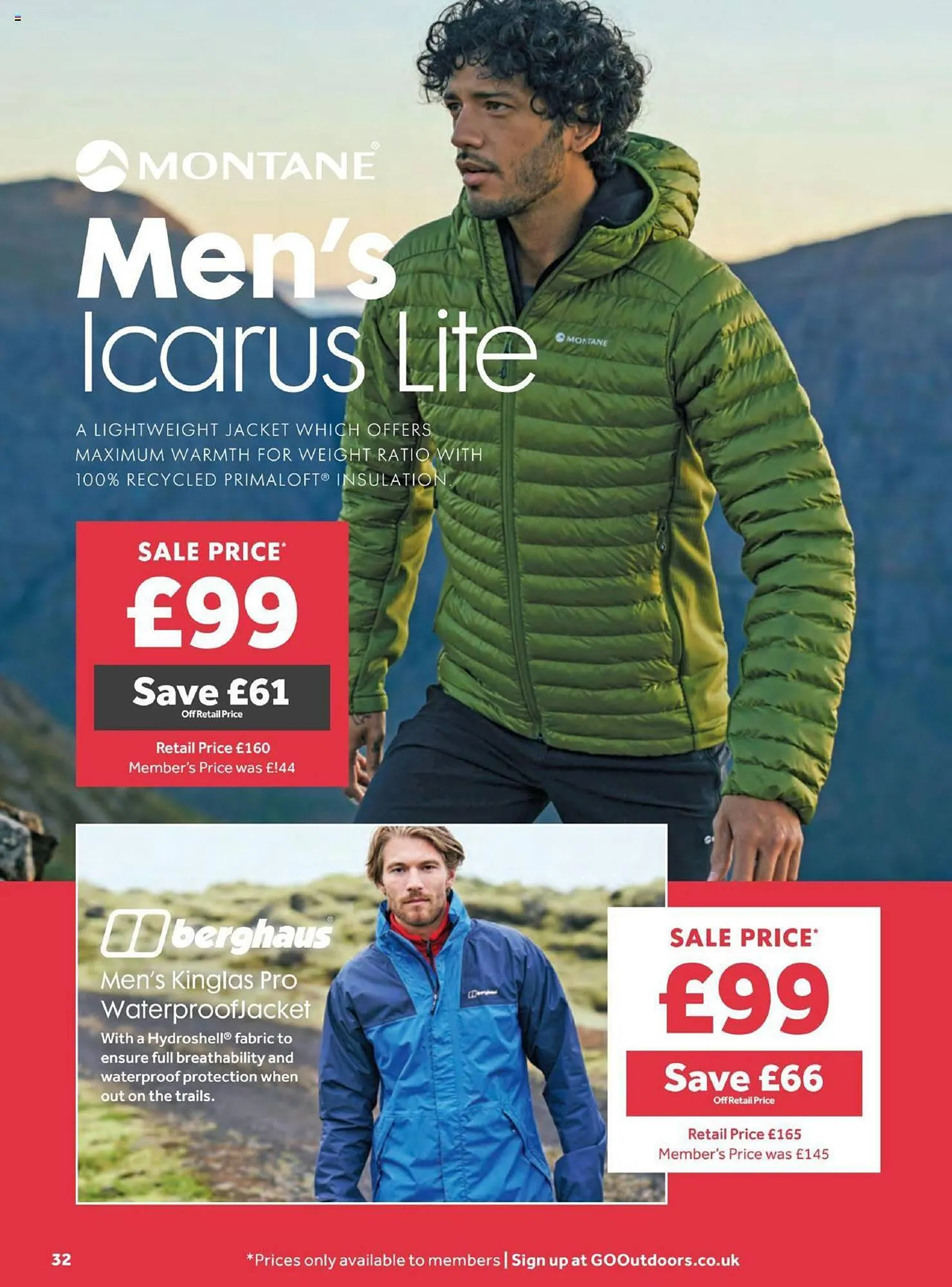 GO Outdoors Weekly Offers from 13 July to 13 September 2023 - Catalogue Page 32