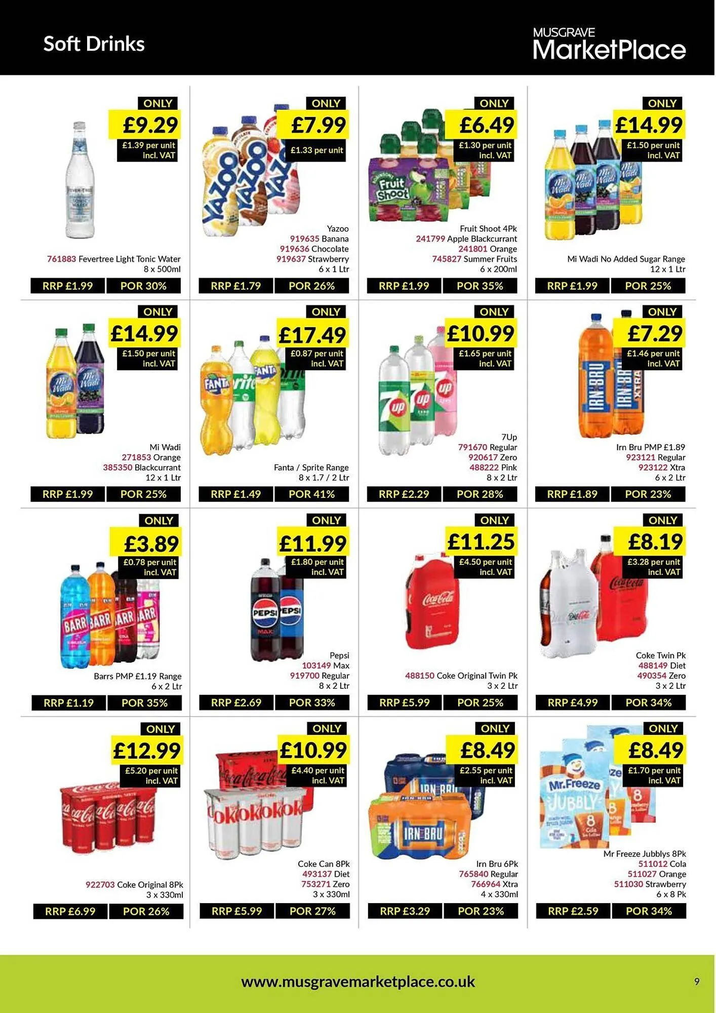 Musgrave MarketPlace leaflet from 3 June to 22 June 2025 - Catalogue Page 9