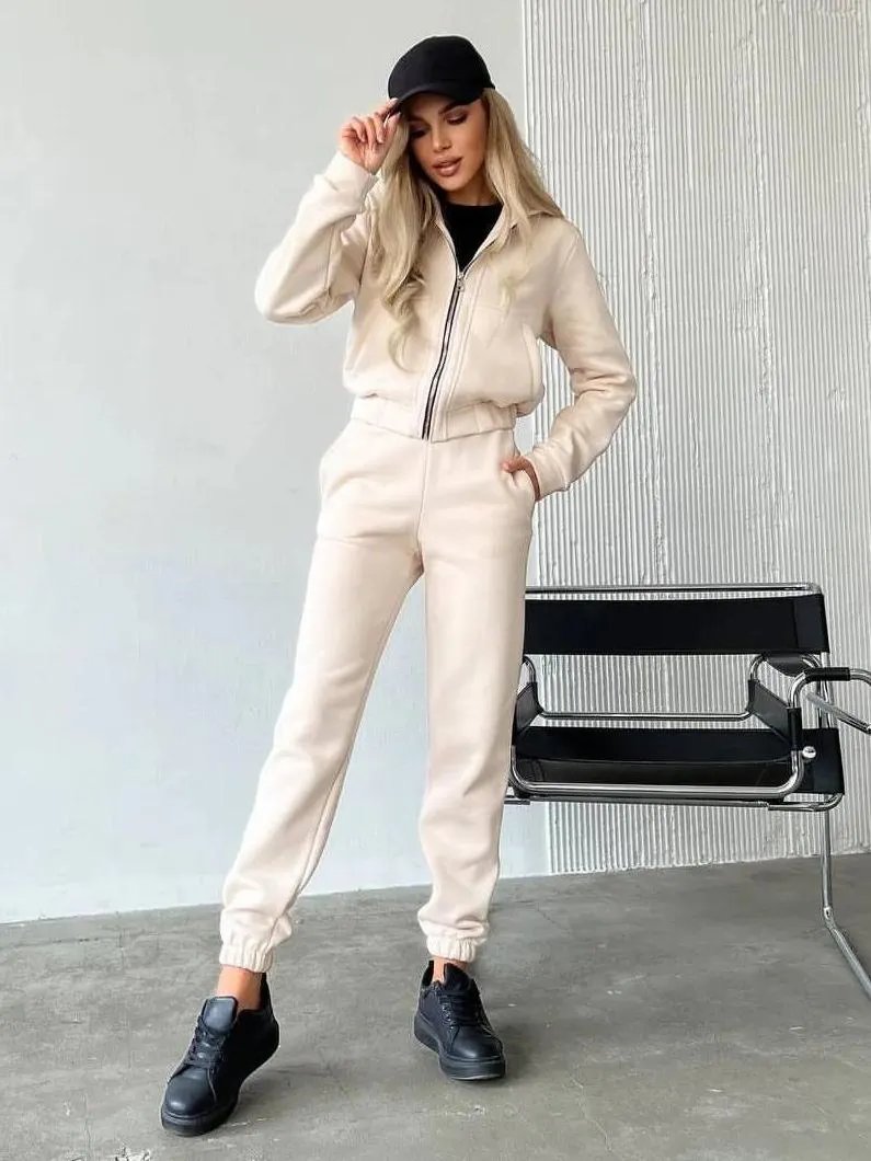 Pant Set Casual Fall Sports Suit For Women