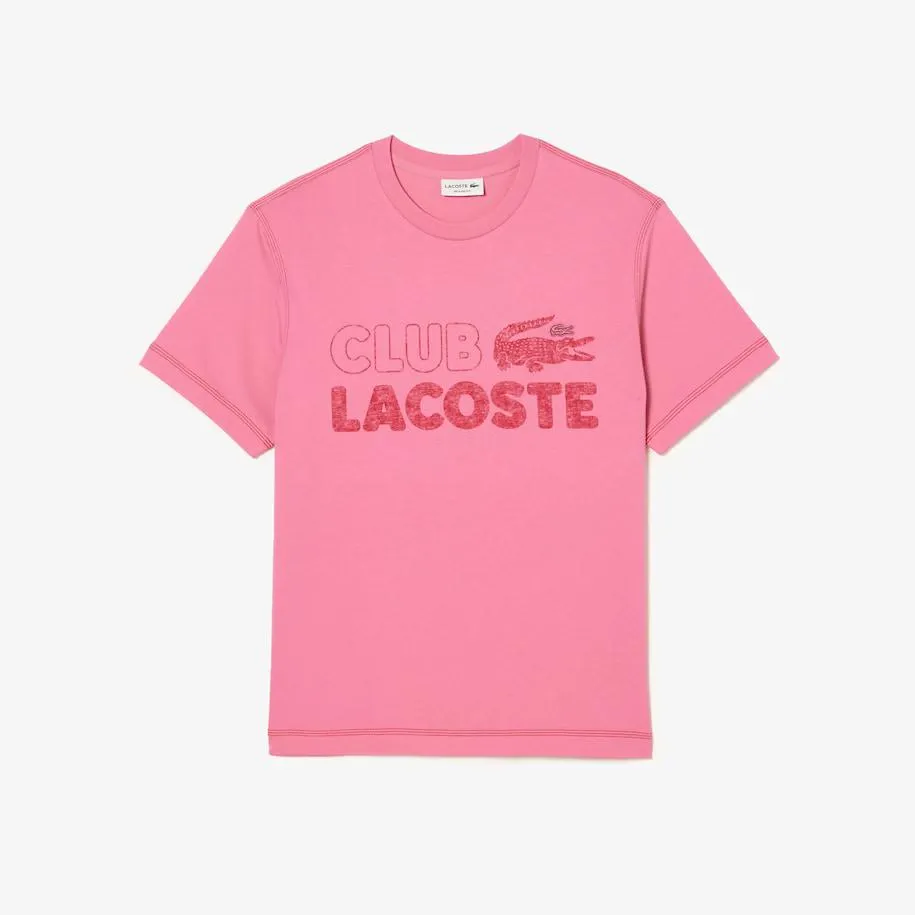Men’s Lacoste Vintage Print Organic Cotton T-shirt