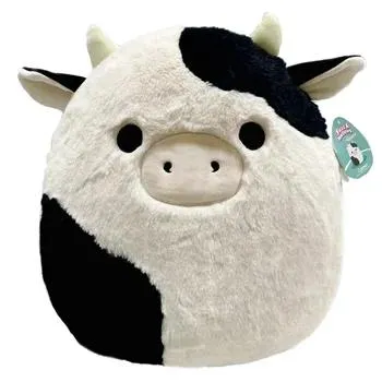 Original Squishmallows Fuzz-A-Mallows 40cm Conor the Cow