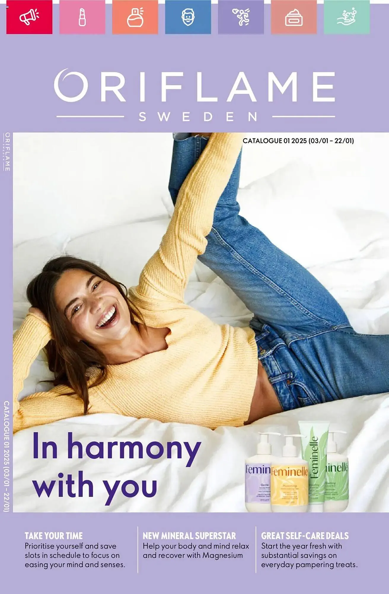 Oriflame leaflet from 3 January to 22 January 2025 - Catalogue Page 1