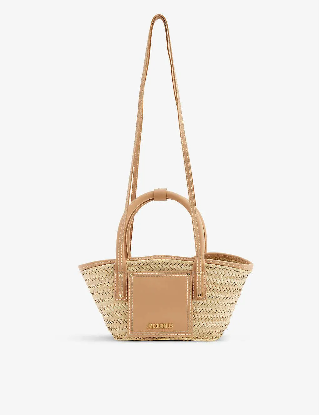 Le Panier Soleil Petite woven straw tote bag