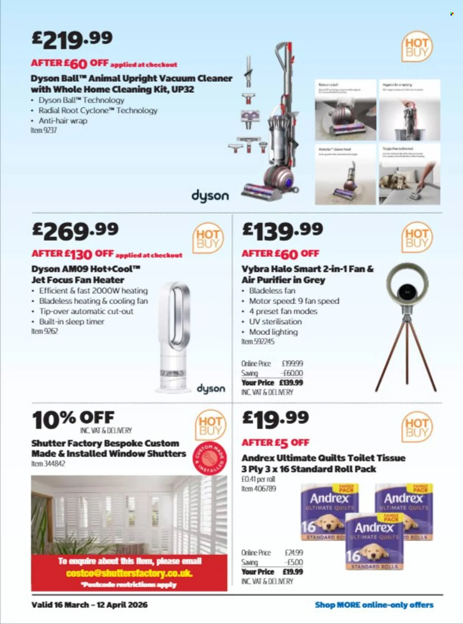 Costco leaflet from 16 March to 12 April 2026 - Catalogue Page 28