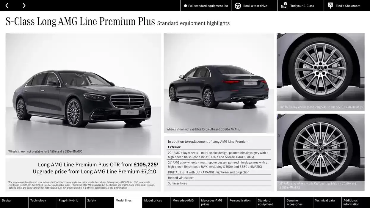 Mercedes Benz S-Class Saloon from 10 October to 10 October 2025 - Catalogue Page 23