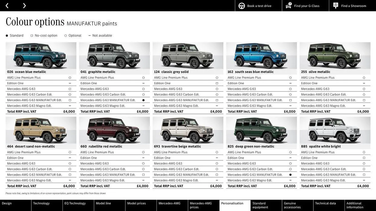 Mercedes Benz New G-Class from 8 August to 8 August 2025 - Catalogue Page 74