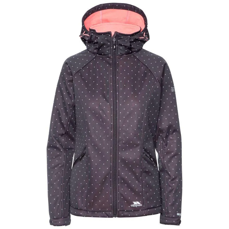 Trespass Womens Softshell Jacket with Hood Emulate