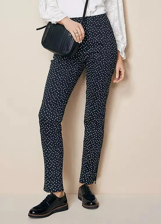 Comfort Fit Geo Spot Trousers