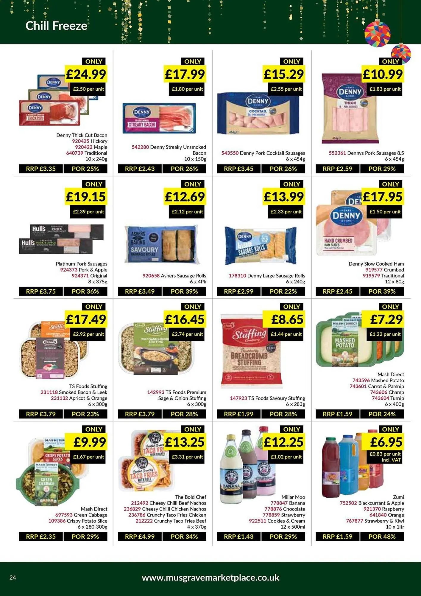 Musgrave MarketPlace leaflet from 8 December to 4 January 2026 - Catalogue Page 24