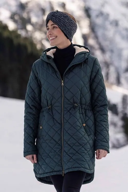 Missouri Womens Fur Lined Quilted Padded Jacket