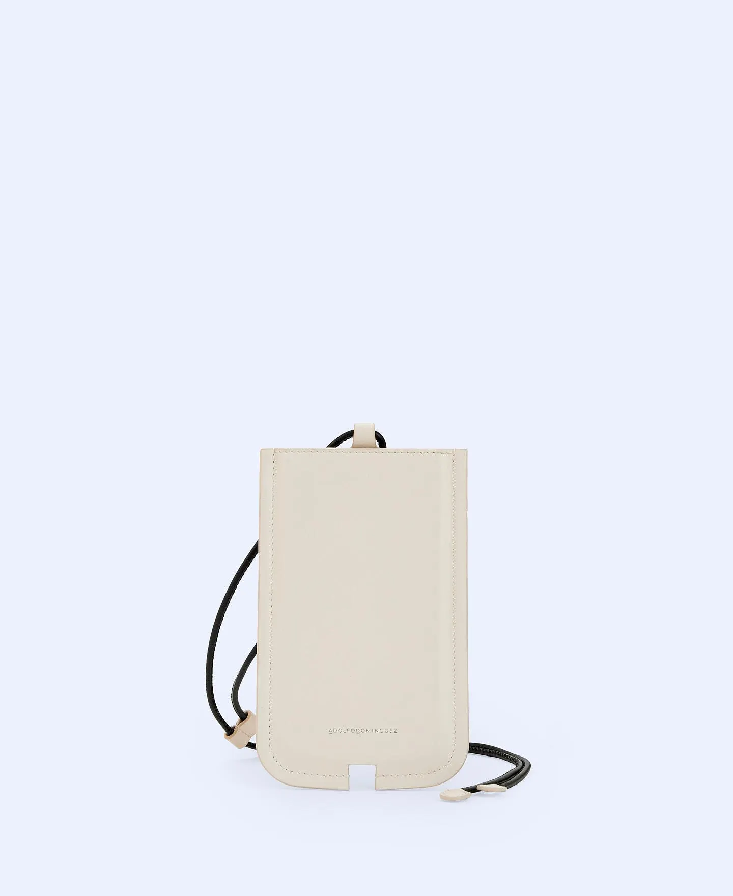 Smooth leather phone holder