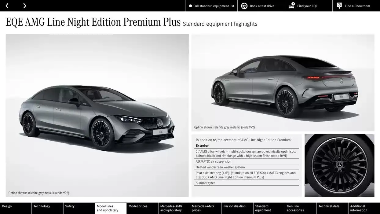 Mercedes Benz EQE Saloon from 24 October to 24 October 2025 - Catalogue Page 32