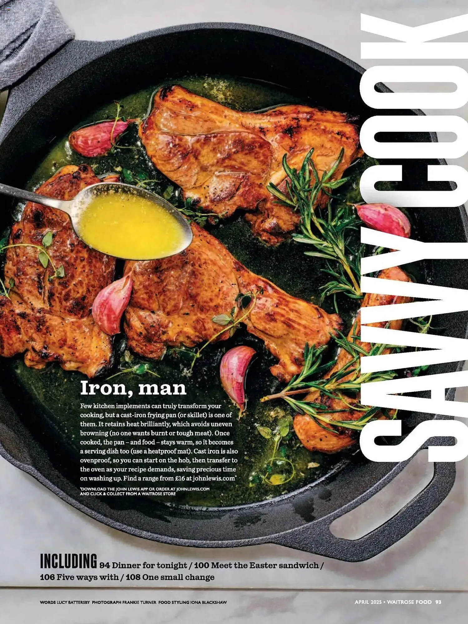 Waitrose leaflet from 26 March to 30 April 2025 - Catalogue Page 93