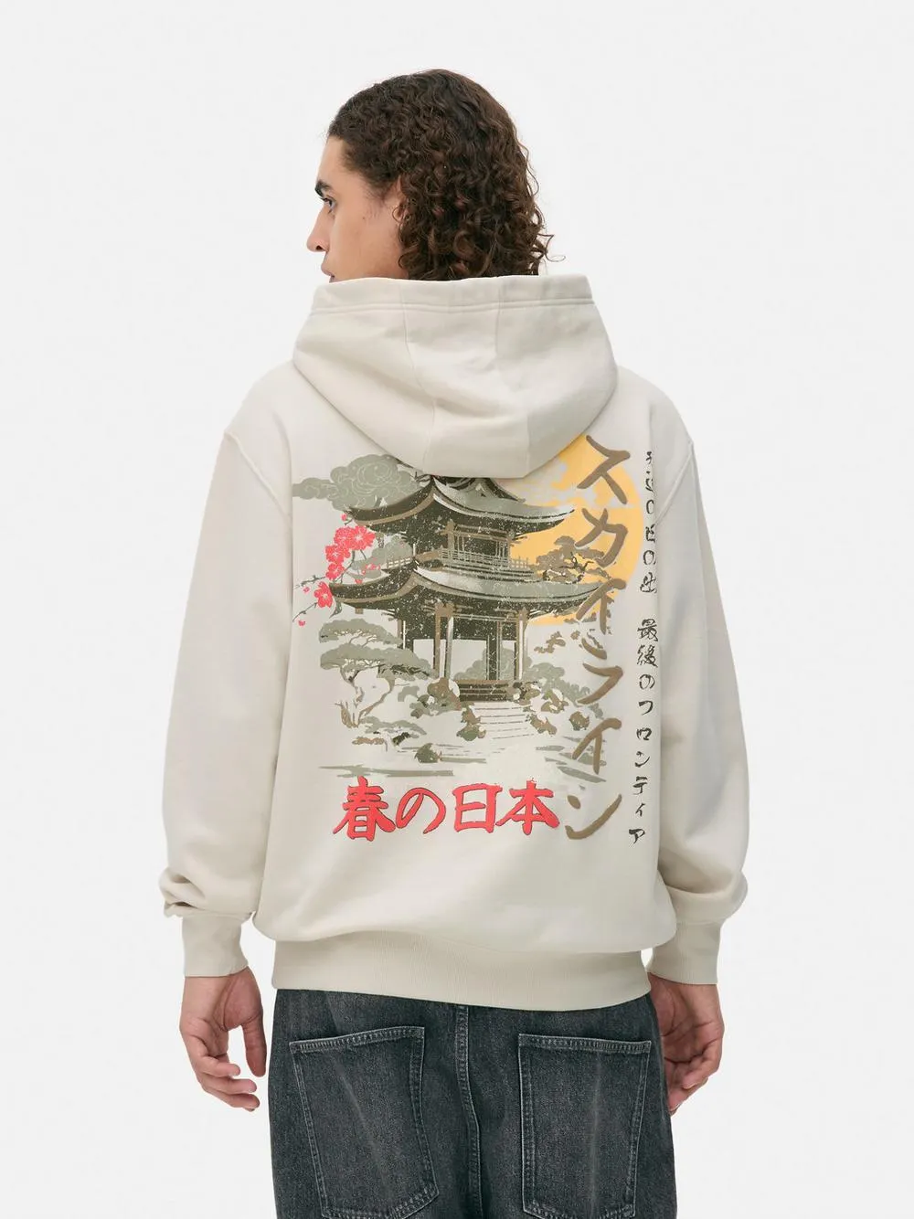 Sakura Temple Graphic Hoodie