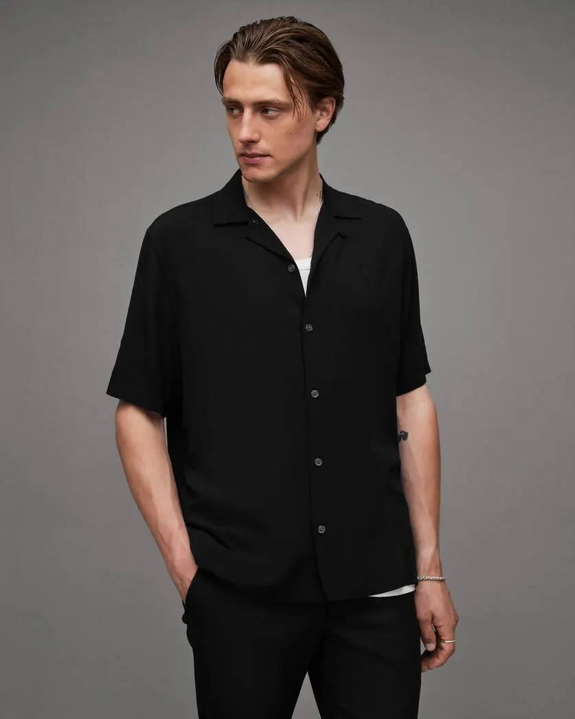 Venice Camp Collar Ramskull Shirt