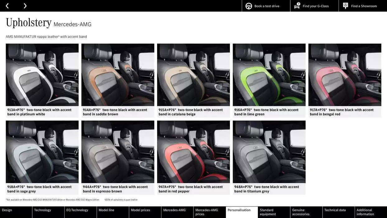 Mercedes Benz New G-Class from 11 October to 11 October 2025 - Catalogue Page 50
