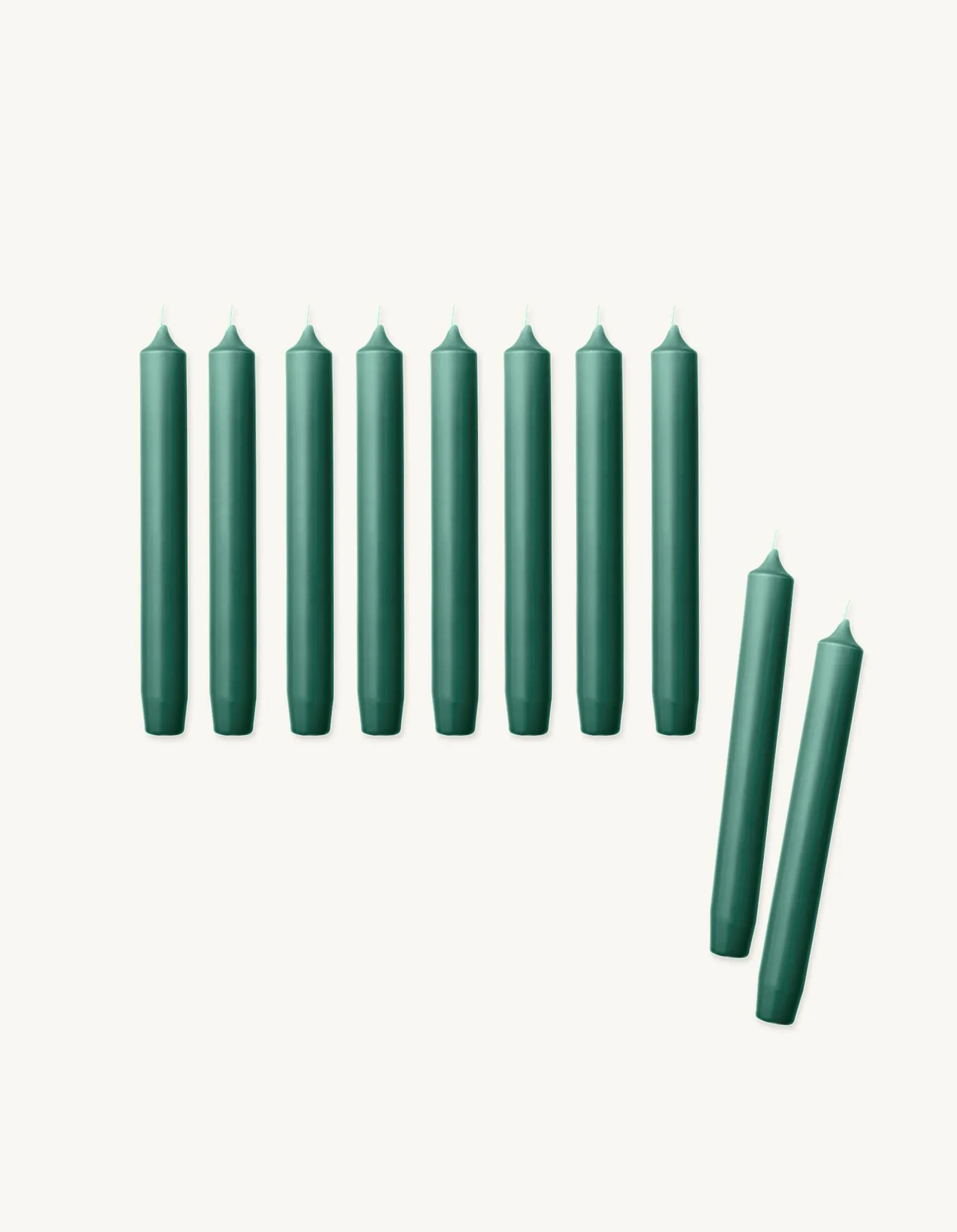 Taper candles 19 cm 10 pcs