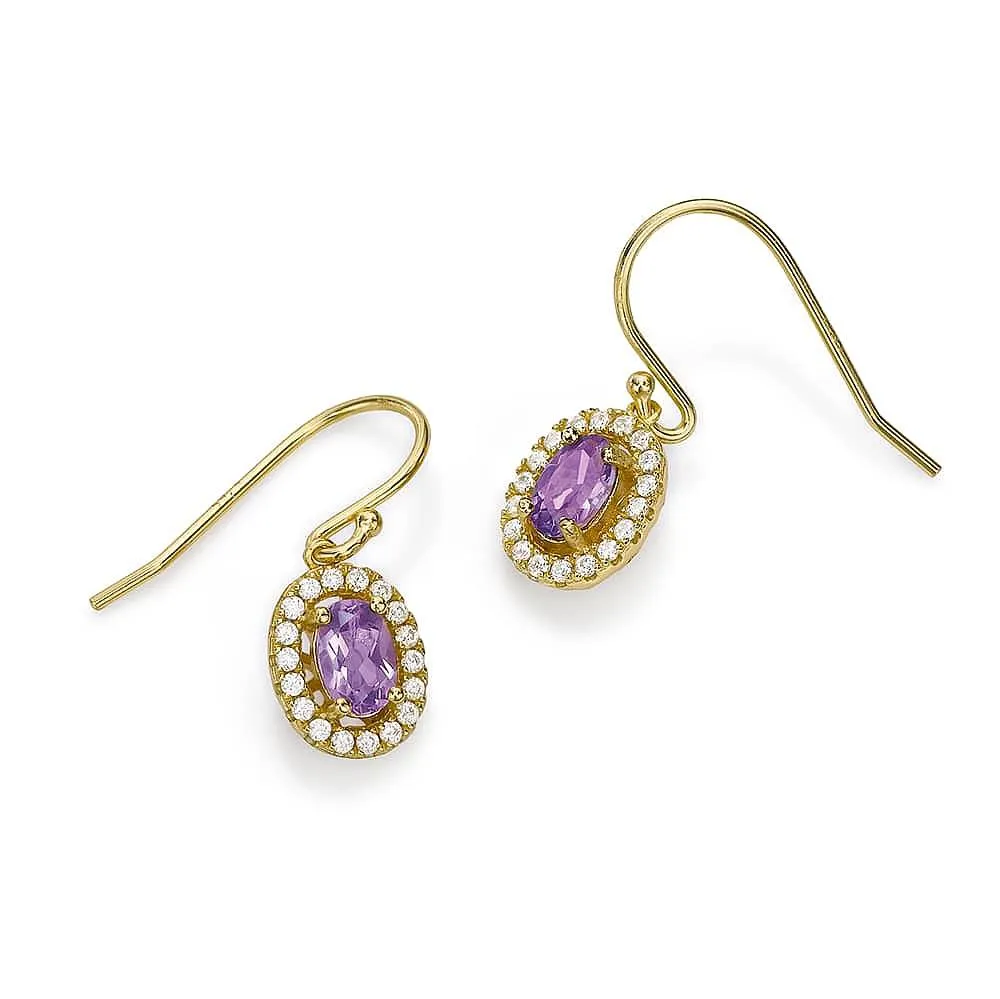 Peace Prevails Amethyst Earrings
