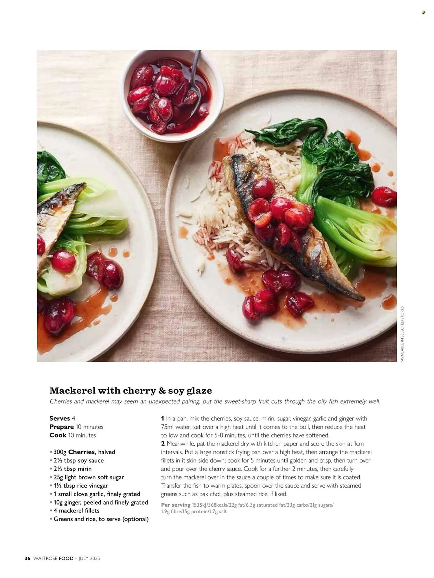 Waitrose leaflet from 1 July to 31 July 2025 - Catalogue Page 36