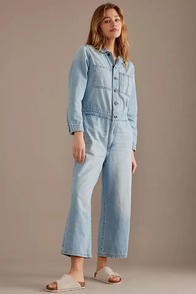 Levi's Iconic Bleached Denim Jumpsuit